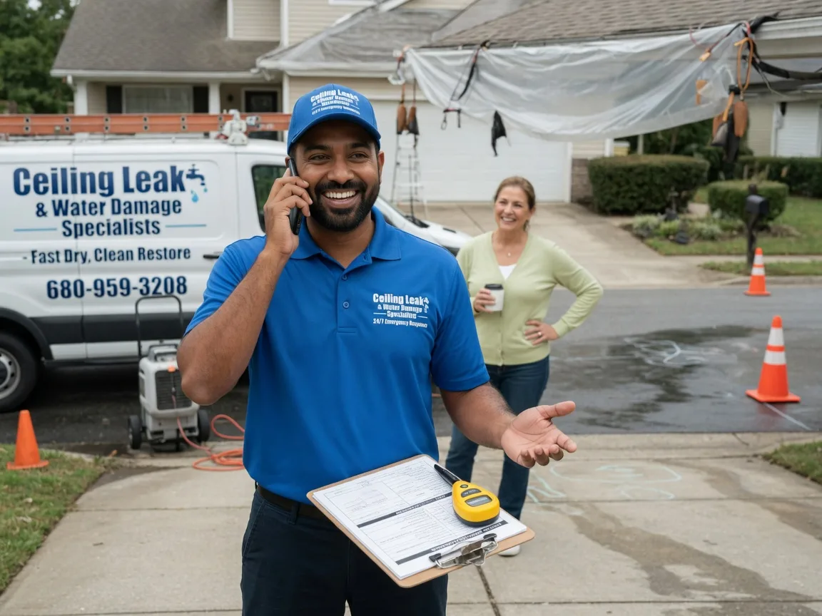 Ceiling Leak Cleanup Kerrville, TX FAQs